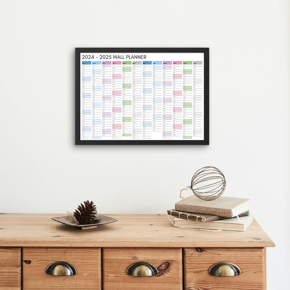 2025 2025 Printable Multicoloured Wall Calendar Regent Print