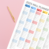 2025 Printable Wall Calendar for instant download