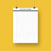2025 yearly planner