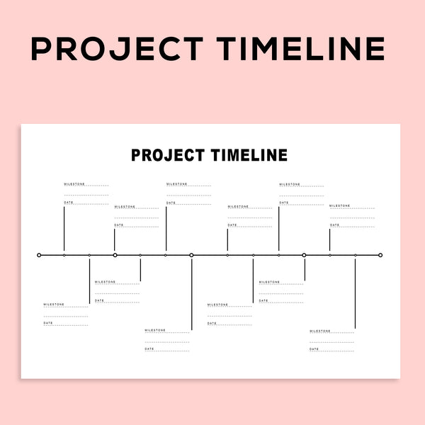printable timeline chart