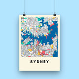Sydney-print-map