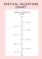 Printable Milestone Timeline and Project Planner template