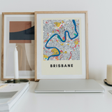 Brisbane city map