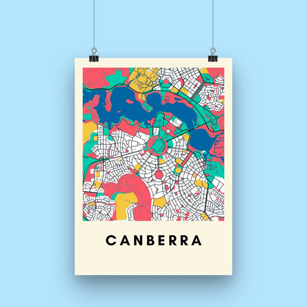 canberra map 