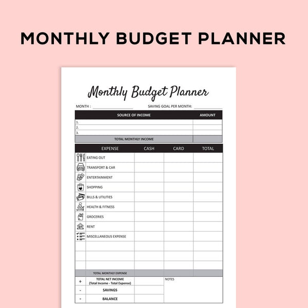 25 Free Printable Budget Templates That'll Help You Save