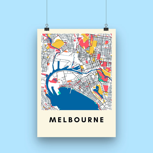 melbourne city map